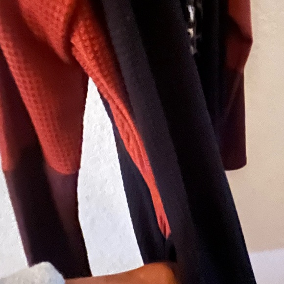 Sunshine & Rodeo- 
Leopard Print, Colorblock  Open Cardigan Sweater - Picture 8 of 8